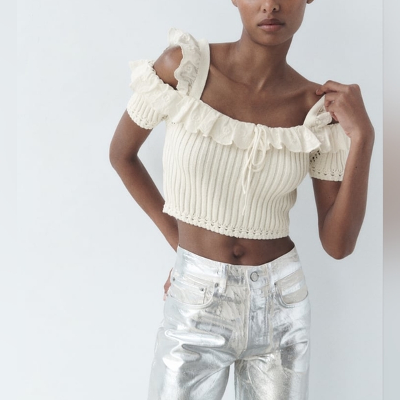 ZARA COMBINATION TOP - Picture 2 of 9